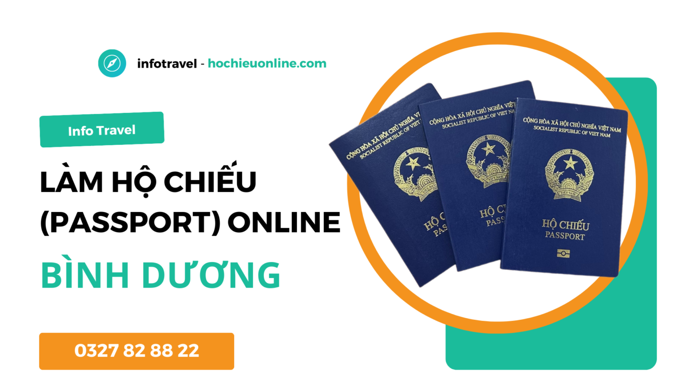 Làm hộ chiếu passport online tại tỉnh Bình Dương